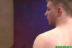 Facesitting stud wrestling naked hunk
