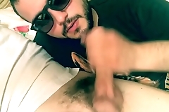 My Arab Sicilian boyfriend loves to suck my big Italian cock and enjoying my cum from my big balls