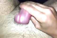 Playing with my small cock