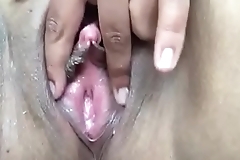 Indian girl rubbing pussy