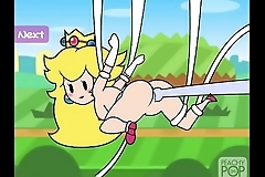 Paper Mario: Princess Peach Gets Fucked By Tentacles