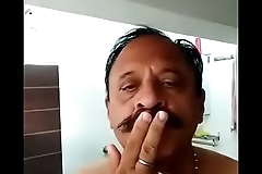 INDIAN OLD MAN TAKE BATH